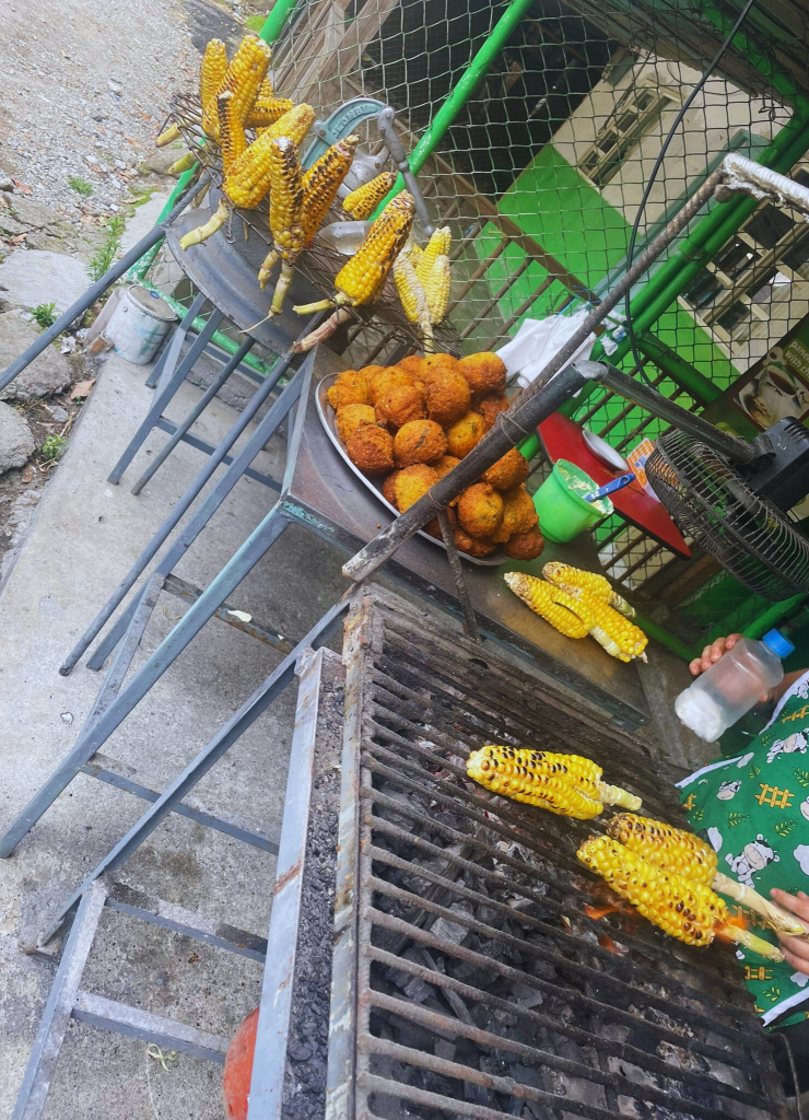 Mazorca asada al carbón