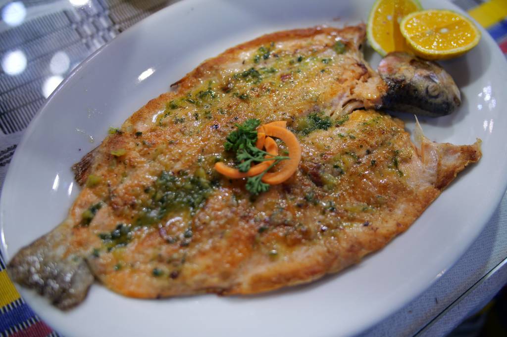 Trucha, plato típico de Salento